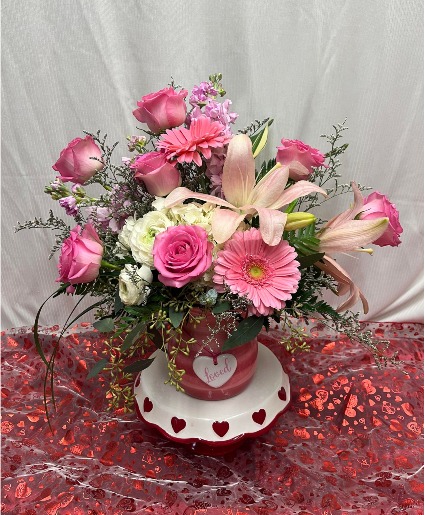Unconditionally loved Valentine's Day Signature Arrangement