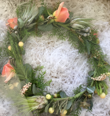 Unique Airplant wreath Hairpiece