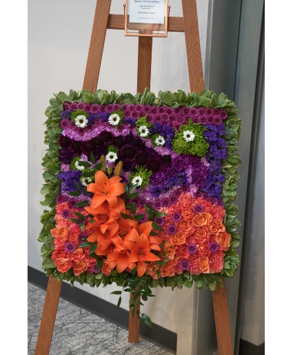 Unique & Creative  Custom Floral Mural
