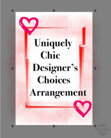 Uniquely Chic Designers Choice fresh flowers