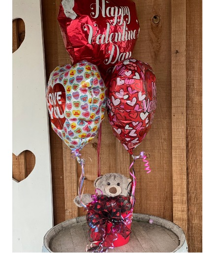 Up Up and Away Balloons, Plush and Candy