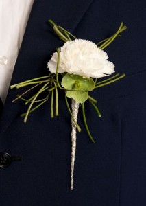 Upscale Carnation Boutonniere in Port Stanley, ON | Flowers By Rosita