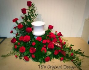 Urn Memorial Wreath Cremation Wreath
