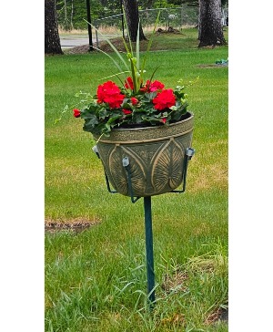 14" Cemetery Memorial Urn Service 