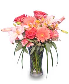 Coral Reflections of Fresh Flowers in Riverside, CA | Willow Branch Florist of Riverside