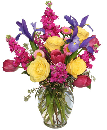 WATERCOLOR FLOWERS Arrangement in Albany, NY | Ambiance Florals & Events