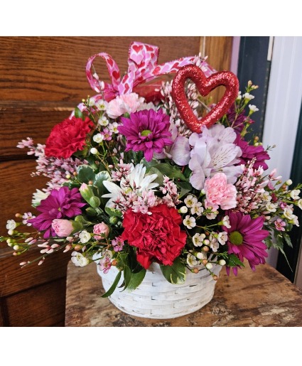 V-1 Valentines basket  