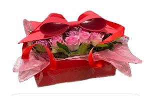 Valentine Floral box Valentine's Day