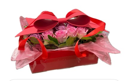 Valentine Floral box Valentine's Day