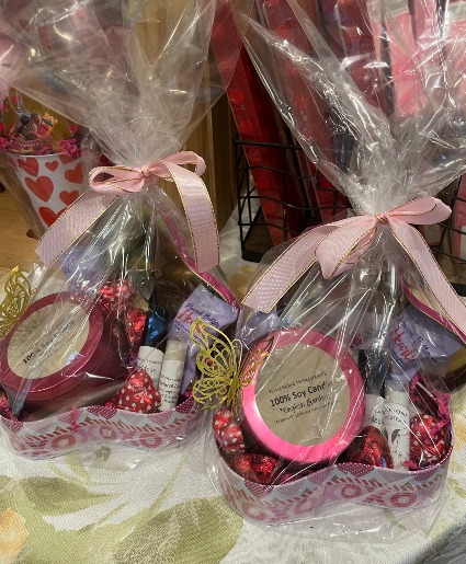 Valentine Gift Tin Option #1 Gift Basket