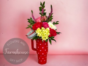 Valentine Tumbler Designer's Choice Floral Design