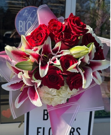 Valentine Wrapped Bouquet 