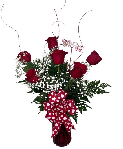  Half Dozen Red Roses 6 Red Roses