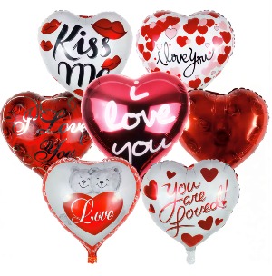 Valentine's Balloons 18 '' Comes in different colors and Designs 