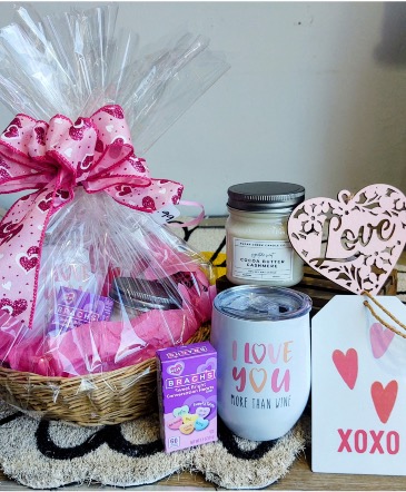 Valentine's Gift Basket #2 Gift Basket in New Castle, IN | WEILAND'S FLOWERS