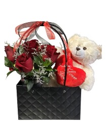 Valentine's Combo Vase arrangement
