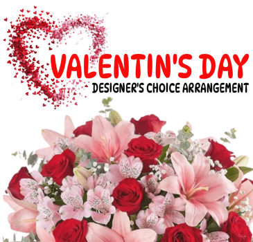 Valentine's Day Designer's Choice Arrangement in Toronto, ON | PERCY WATERS FLORIST