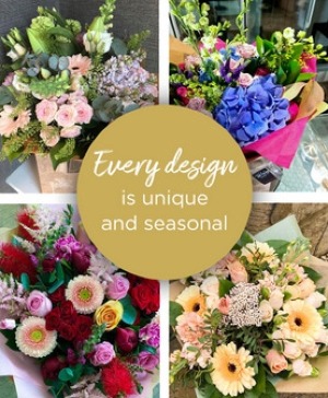 Valentine's Day Hand-Tied Bouquet --- NO VASE 