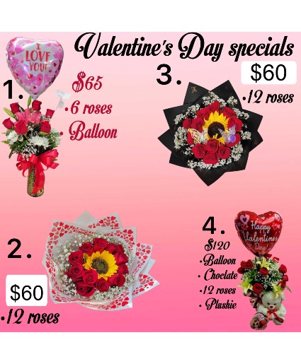 Valentines Day Specials 