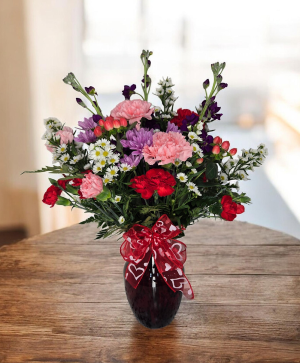 Valentines Designers Choice Vase