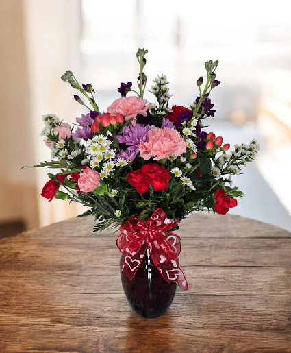Valentines Designers Choice Vase
