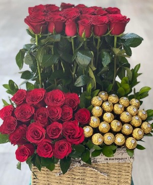 Valentine's Garden Basket 