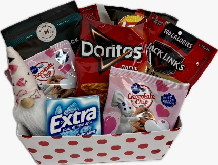 Valentine's Day Snack Basket 