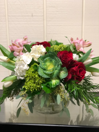 Valentines Posie Vase Vase