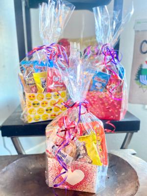 Valentine's Snack Basket  Valentine's Day Basket 