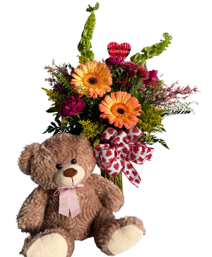 Valentine's Special #2A Mixed Vase Arrangement