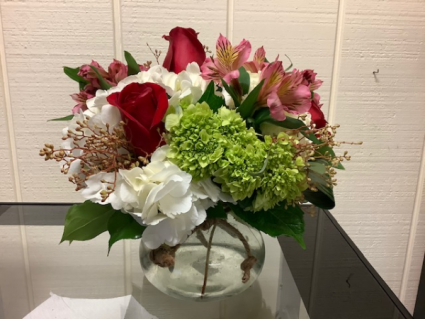Be My Valentine Vase Arrangement