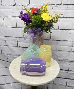 Vase of Many Colors Everyday Arrangement