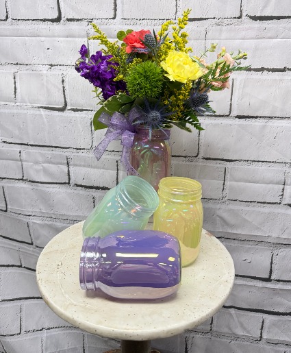 Vase of Many Colors Everyday Arrangement