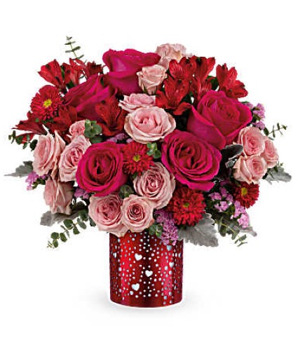 Velvet Heart Floral Arrangement