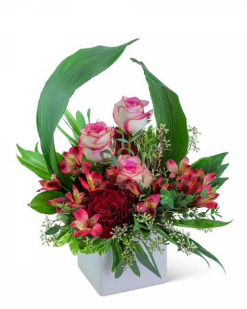 Velvet Wineberry Flower Arrangement