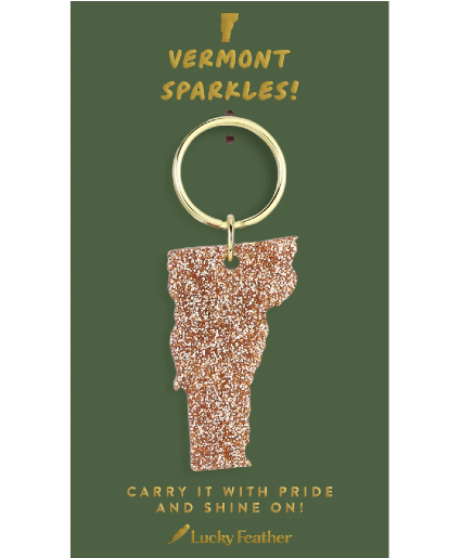 Vermont Sparkles Keychain 