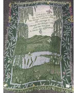Verse Throw Afghan Blanket
