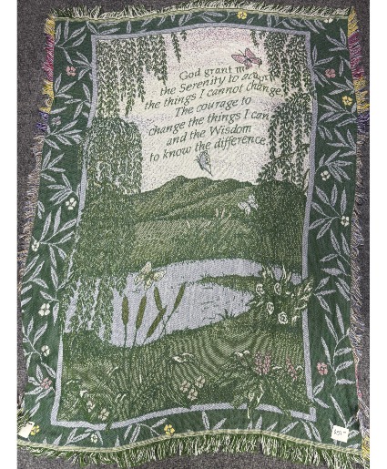 Verse Throw Afghan Blanket