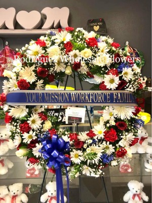  VETERAN'S  STANDING WREATH  