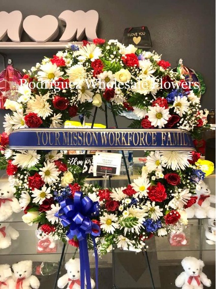 VETERAN'S  STANDING WREATH  