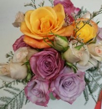 Vibrant Bridesmaid/Coursage Hand Tied Bridesmaid