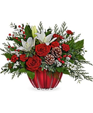 Vibrant Christmas Centerpiece 