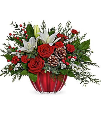 Vibrant Christmas Centerpiece