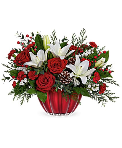 Vibrant Christmas Centerpiece