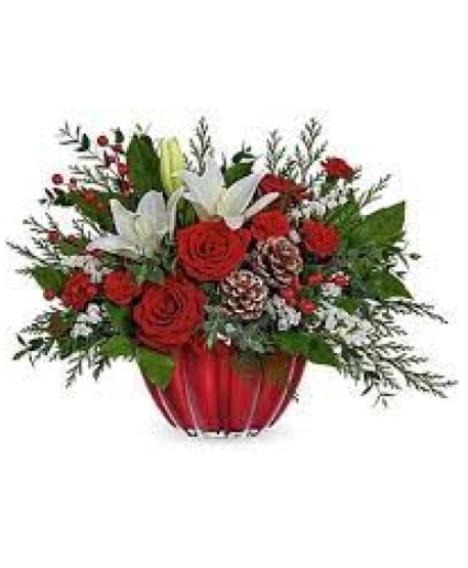 Vibrant Christmas Centrepiece 