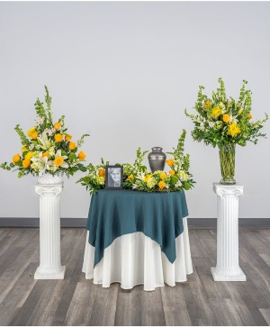 Vibrant Color Urn Tribute 3 Piece Set 