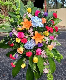 Vibrant Funeral Spray 