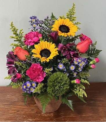 Vibrant Garden Fresh Arrangement in Phenix City, AL - Buds