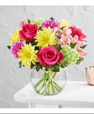 Vibrant gem bouquet Vase Arrangement 
