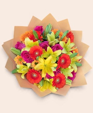 Vibrant Harvest Hand Bouquet 